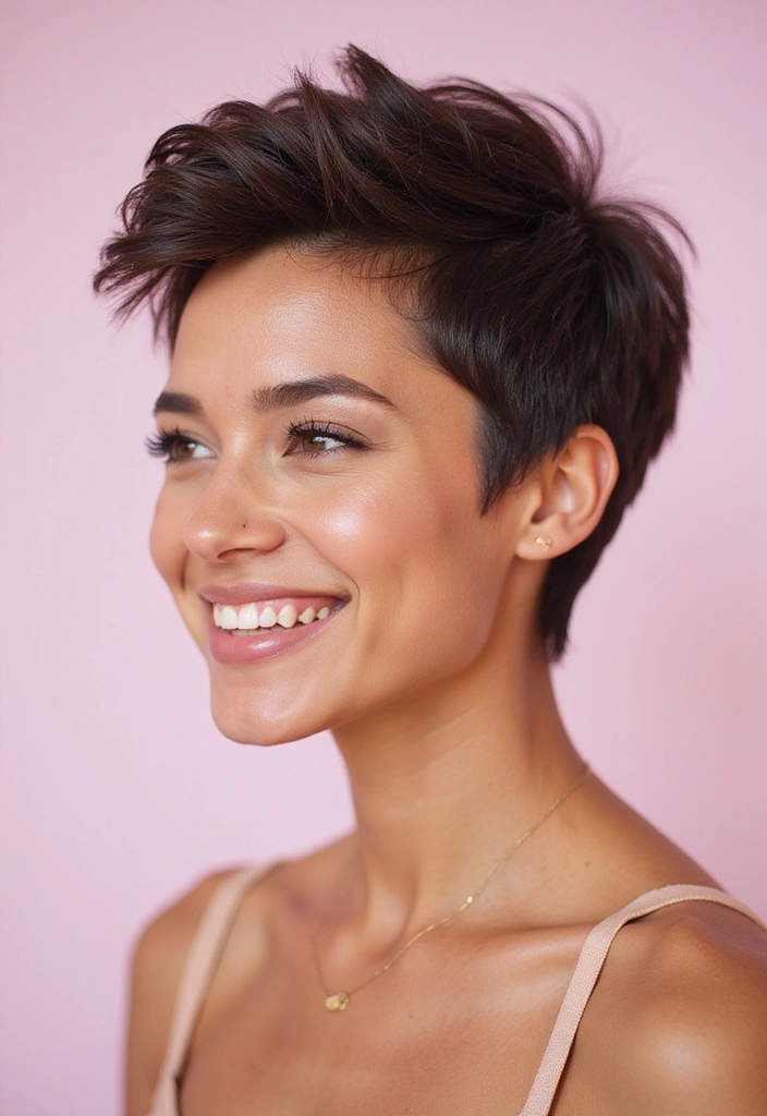 How to Choose the Perfect Short Hair Cut for Your Face Shape: A Complete Guide - Short Hair for Round Faces: Emphasizing Angles